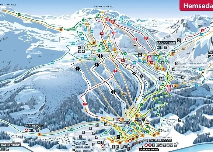 Ski-in Ski-out - In Fjellandsbyen - View To The Slopes *