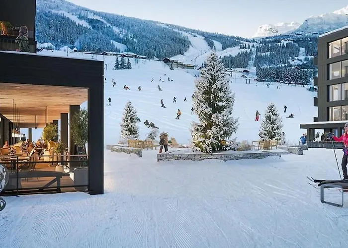 Ski-in Ski-out - In Fjellandsbyen - View To The Slopes דירה המסדאל